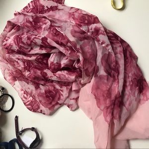 Pink scarf